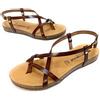 morbicomoda Sandali Infradito Donna In Vera Pelle Made in Italy Suola Comoda Flessibile in Sughero e Gomma Antiscivolo (Pelle Marrone, Sistema Taglie Calzature EU, Adulto, Donna, Numero, Media, 37)