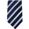 David Van Hagen Navy / Bianco / Lilla Regimental a righe Cravatte di David Van Hagen