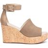 Nero Giardini E218770D Sandali Donna in Camoscio - Fango 40 EU