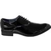 Licky Collezioni Eleganti Scarpe Uomo Nero Lucido Vernice Calzature Cerimonia Man's Shoes