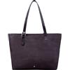 SKYLE Borsa Tote Shopper da Donna in Vera Pelle Morbida alla Moda con Manici Regolabili, Designed in Italy, Spaziosa e Funzionale