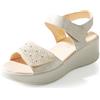 STRAPPO SOFT Sandali Donna Zeppa Ortopedici Comfort con Doppio Strappo Regolabile Caviglia e Avampiede Ideali per Piedi Gonfi Suola Alta Ammortizzata Antiscivolo Estivi STR02614