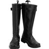 Lixinya Guerriero Anime Halloween Carnevale Scarpe Cosplay Stivali Lunghi Uomo, 46 EU