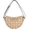 GUESS SILIA GIRLFRIEND SATCHEL, COLOR BSG - BISCOTTI LOGO BSG - BISCOTTI LOGO One Size