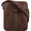 STILORD Jude Piccola Borsa a Tracolla Uomo in Pelle Borsetta Vintage Messenger Bag Uomini Borse Cuoio Crossbody Borsa a Spalla Borsello in Vera Pelle Colore:nero