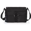 Mandarina Duck Md 20 P10qmtx5, Borsa a Tracolla Donna, Nero (Black), 28x18x9 (L x H x W)