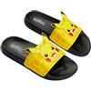 Pokémon Ciabatte da Piscina Bambino Ciabatte Slide Estive Bambino Ragazzo Mare Piscina Spiaggia 30-38 (Nero/Amarillo, 35-36 EU)