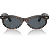 Ray-Ban Occhiali da sole ovali Wayfarer Rb2242, Avana/Blu, 53 mm