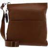 Mandarina Duck Mellow Leather P10FZT68, Borsa Donna, Marrone (Indian Tan), 32x33x5 (L x H x W)