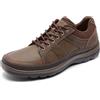 Rockport Get Your Kicks Mudguard Blucher Oxford da Uomo, Pelle Marrone Scuro., 44 EU