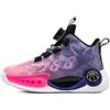 Adoff Scarpe da Basket per Bambini, Borsa Morbida, Scarpe Sportive Alte, Fibbia, Lacing, Traspirante, Leggero, Antiscivolo, Neutro (34,Rosa)