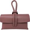 Chicca Borse Borsetta Pochette da Donna in Pelle Dollaro (Rosa Antico)