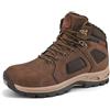 SPSHOOS Stivali da Neve Uomo Inverno Impermeabili Trekking Scarpe Outdoor Pelliccia Sneakers