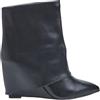 BATA Stivaletto cuffed con zeppa e punta