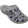 Dr.Punto Rosso Dr Punto Rosso O513 Zoccoli Sabot Pantofole Scarpe, Donna, Fiore Blu, EU 39