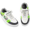 MINECRAFT Scarpe da Ginnastica Creeper per Ragazzi in Bianco, Verde e Nero | Calzature Casual con Chiusura a Strappo | Abbigliamento Quotidiano