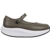 MBT Sirima 8 Scarpe da Donna Stile Ballerina. Scarpe da Passeggio Anatomiche e Confortevoli. Scarpe fisiologiche di Comfort e stabilità con Suola Rocker. Scarpe Slip-on Casual. Colore Verde.