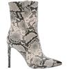 BATA Ankle boot da donna con stampa pitone e tacco alto Red Label