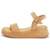 Frau - Sandali con Plateau in Pelle Scamosciata