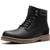 Bruno Marc Stivali Invernali da Uomo Classici Scarponcino Comode Antiscivolo Stivaletti Uomo,Size 40,Nero,BMEMAB2504
