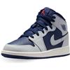 NIKE Scarpe Air Jordan 1 Mid (GS) Taglia 38 Codice DQ8423-403 Blu Ragazzi