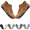 Generico Stivali Alti Fatti a Mano Italiani, Scarpe Beck da Uomo Impermeabili, Pelle Leggera Antiscivolo Traspirante Outdoor Trail Sport Walking Casual Chukka Sneakers for Uomo E Donna(Light brown,42 EU)