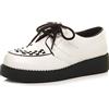 AJVANI Scarpe Plateau Stringate da Uomo con Zeppa Stile Gotico Punk Numero 9 43