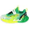Bull Boys Scarpe con Luci DNAL5117 Jurassic Rex,Verde,Chiusura a Strappo,Dinosauro T-Rex,Suola Ammortizzata