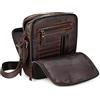BAIGIO Borsello Uomo Pelle Vera Borsa a Tracolla Piccolo Vintage Borselli da Uomini Borse a Spalla
