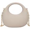 CORIOS Mini Borsetta da Sera da Donna Borsa a Spalla Clutch in Acrilico Pochette Piccolo con Catena Mode Borsa a Tracolla per Cerimonia Ballo Cocktail Festa Beige