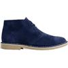 NOESLOMISMO BY DILEMA Stivaletti da donna in vera pelle scamosciata - Scarpe Safari Desert Boots a mezza canna con lacci, Pisacacas Suola crepe gomma flessibile, Stivaletti camoscio classici, Blu navy