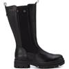 REFRESH - Stivale da donna con chiusura lampo, colore: marrone, taglia 37, Nero , 35 EU