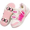 Hixingo Scarpe con Rotelle, Scarpe da Skateboard Multifunzionale 2 in 1, 30-40 EU Pattini a Rotelle con Gancio e Anello per Principianti, Bambini (Rosa,37)