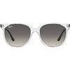 Ray-Ban Donna 0RB4378 Occhiali da sole, Gradiente trasparente/grigio, 54 mm