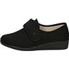 Valleverde Scarpe casual donna pantofole comode con strappo ciabatte nere 37 EU
