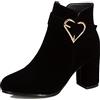 CuteFlats Stivaletti casual da donna con tacchi per lavoro/uso