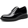 VIBLiSS Scarpe da Uomo Formali con Ascensore in Pelle Scarpe da Sera in Pizzo di Pelle Classico Fashoin Aumento Dell'altezza Festa di Nozze Oxford Scarpe