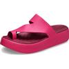 Crocs Getaway Platform Toe Loop, Sandali Donna, Dragon Fruit, 36/37 EU