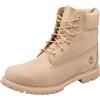 Timberland - Scarponcini da donna modello Amphibi TB0A2HR8, in pelle, colore: nubuck beige chiaro, EU 38