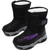 Xinghuanhua Stivali Neve Bambini Stivaletti Ragazze Ragazzi Doposci Scarponcini Imbottiti di Pelo Scarpe Invernali Comodi Caldi e Antiscivolo Impermeabile Stivali