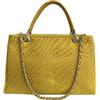 Modarno Borsa a mano da donna in vera pelle con tracolla 35x15x22 cm