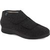 Fly Flot | Full Slipper Man, Pantofole Uomo con Strappo Regolabile, Sottopiede e Tomaia in Vera Lana, Nero, 41