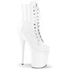 WDUDSUDUW Tacchi Alti Sexy da Donna, Stivali Bassi con Plateau A Spillo da 20 Cm, Scarpe da Pole Dance in Pelle Lucida