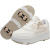 Mateju Scarpe con Rotelle Bambino Bambina Sportive Scarpe da Skateboard con 4 Rotelle a Scomparsa Skateboard Sneakers Scarpe da Ginnastica da Pattini Unisex Bambini Adulti