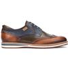 Infinity Leather Infinity Uomo Marrone Brandy Pelle Brogue Allacciatura Oxford Scarpe - Avila