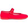 Pisamonas Scarpe Ballerine Cinturino Bambina Tela Fibbia Taglie Grandi