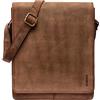 LEABAGS London Borsa a Tracolla in Pelle - Messenger Vintage Unisex - Piccola Borsa in Vera Pelle dallo Stile Casual ed Elegante - Crossbody per l'Uso Quotidiano