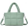 WESTBRONCO Piccole borse a tracolla per le donne mini tote bag, borsa a tracolla in nylon gonfio, borse trapuntate da donna