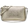 SH Leder, borsa a spalla in vera pelle Jennie, pochette, borse a mano, borsa da sera, 23 x 13 cm, G323, gold, s