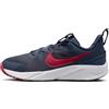 Nike Scarpa Scarpa Nike Star Runner 4 - Bambino/A, Thunder Blue/Gym Red-Black-White, DX7614-406, 29.5 EU (12C US)